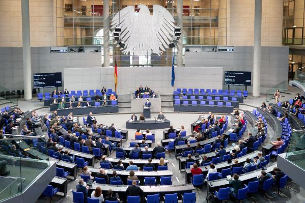 Plenarsaal des Bundestags